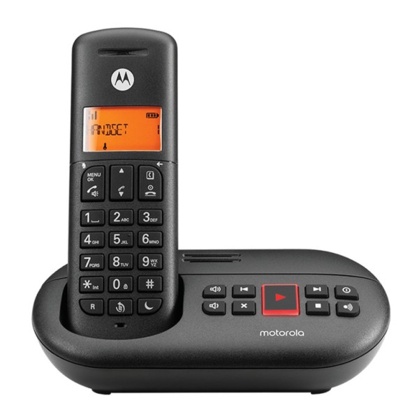Telefono motorola dect e211 wireless inalambrico con contestador