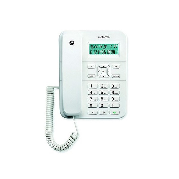 Telefono motorola ct202 blanco con display