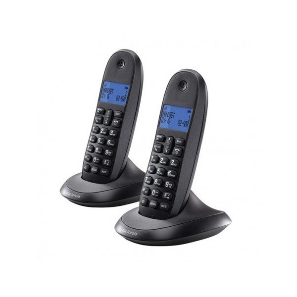 Telefono motorola duo c1002 gris