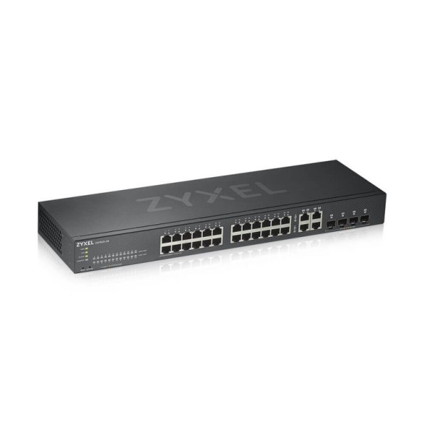 Switch 28 puertos zyxel smart managed serie gs 24 puertos gigabit ethernet  4 puertos sfp