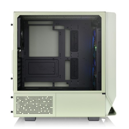 Caja ordenador gaming thermaltake ceres 350 mx atx argb cristal templado verde