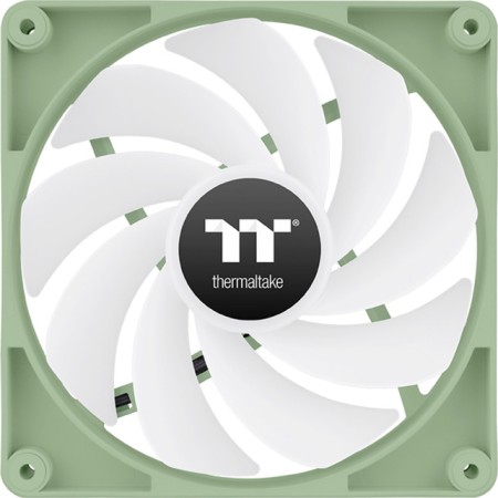 Ventilador caja inverso thermaltake ct120 argb 2x 120mm verde matcha