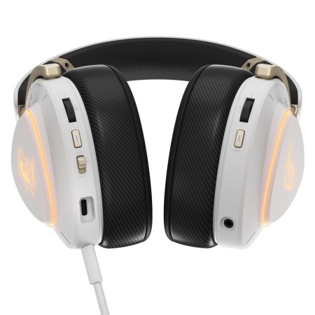 Auriculares gaming asus rog delta ii - kjp inalambrico blanco