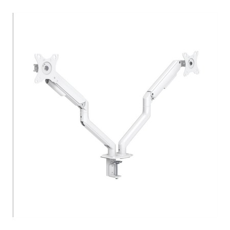 Soporte de mesa tv tooq 17 - 32 pulgadas 2 pantallas blanco