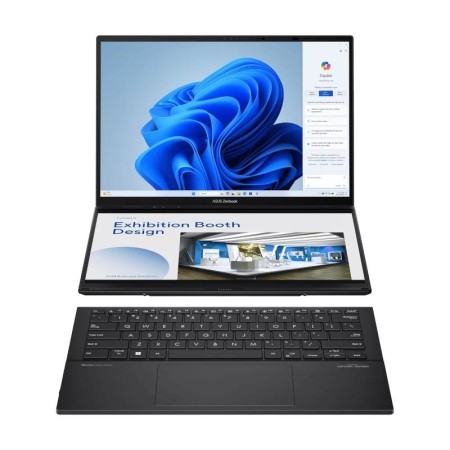 Portátil Convertible Asus ZenBook Duo OLED UX8406CA-QL336W Intel Core Ultra 7-255H/ 32GB/ 1TB SSD/ 14″ Táctil/ Win11