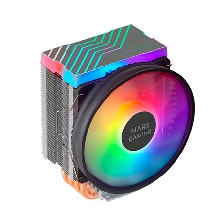 Ventilador disipador cpu mars gaming mcpu44 110mm  dual argb