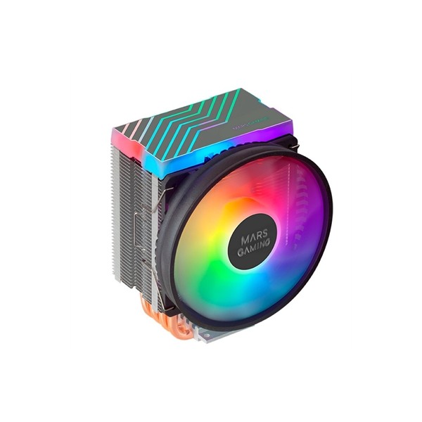 Ventilador disipador cpu mars gaming mcpu44 110mm  dual argb