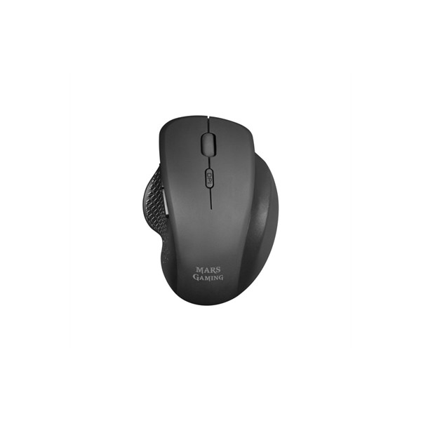 Mouse raton mars gaming mmwergo optico wireless inalambrico 6 botones 3200ppp negro