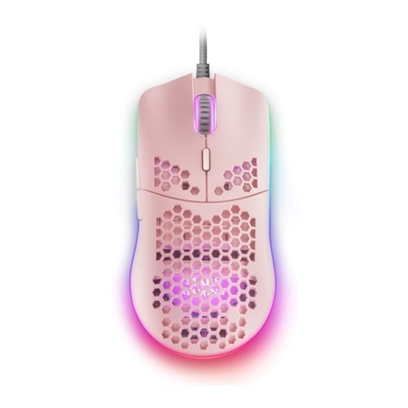 Mouse raton mars gaming mmax optico usb 7 botones 12400ppp rosa