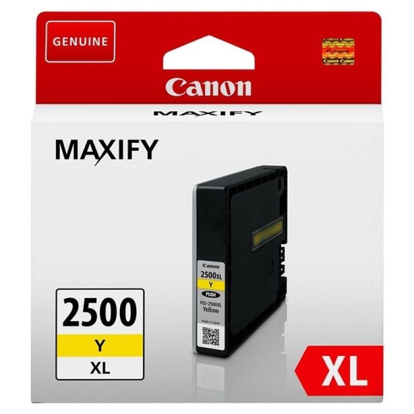 Cartucho de Tinta Original Canon PGI-2500XL Alta Capacidad/ Amarillo