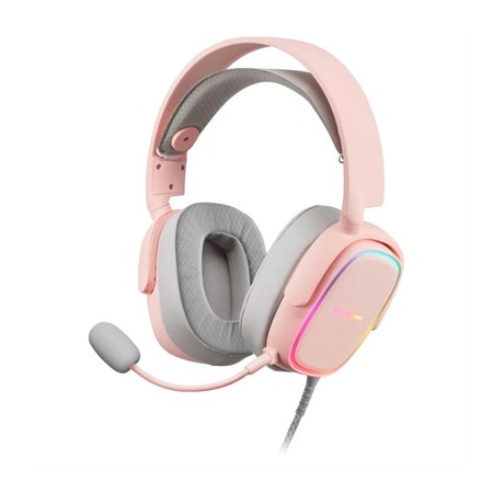 Auriculares mars gaming mhaxp pink jack 3.5mm  usb con microfono compatible con windows -  ps4 -  xbox one -  nintendo switch - 