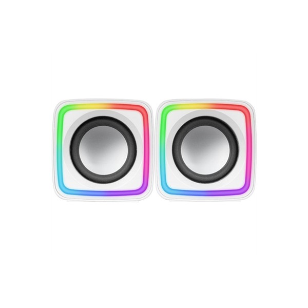 Altavoces mars gaming mscubew 8w blanco