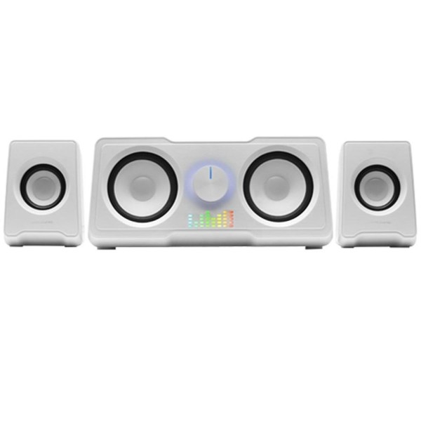 Altavoces mars gaming ms22w 2.2 35w usb  jack 3.5mm blanco