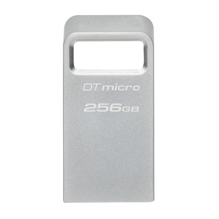 Datatraveler micro unidad flash usb 256 gb usb tipo a 3.2 gen 1 (3.1 gen 1) plata