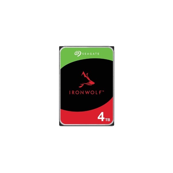 Disco duro interno hdd seagate ironwolf nas st4000vn006 4tb 3.5 pulgadas 5400rpm -  256mb -  sata 6gb - s