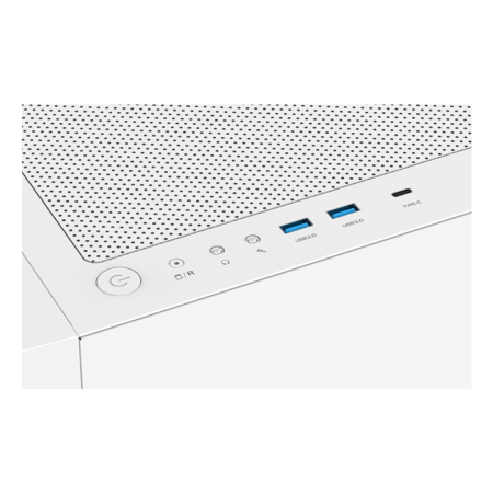 Caja ordenador gaming thermaltake view 290 atx argb cristal templado blanca