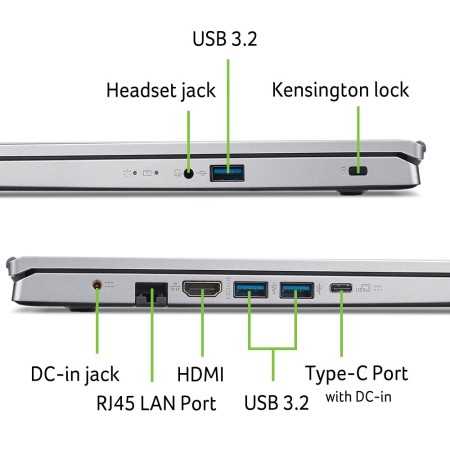 Portatil acer aspire go r5 - 7430u - 8gb - ssd 512gb - 15.6 pulgadas fhd - w11h