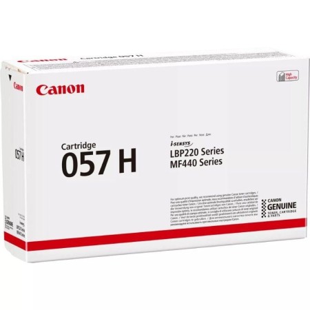 Tóner Original Canon i-SENSYS nº057H Alta Capacidad/ Negro