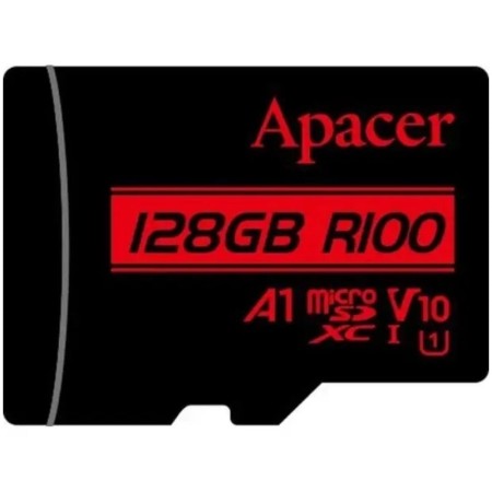 Tarjeta de Memoria Apacer 128GB XC UHS 1 con Adaptador/ Clase 10/ 100MBs