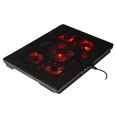 Soporte Refrigerante Mars Gaming MNBC2 para Portátiles hasta 17.3″/ Iluminación LED