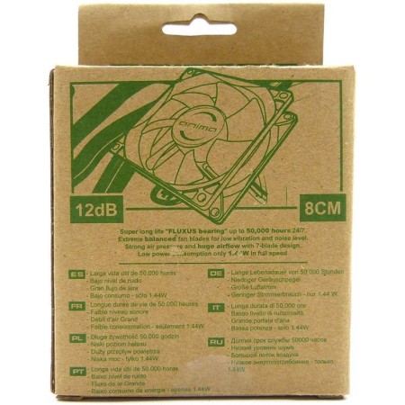 Tacens Anima Ventilador 8cm 12db Flux.bearing