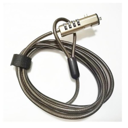 Cable seguridad numerical nilox para portatil conexion nano 1.9m