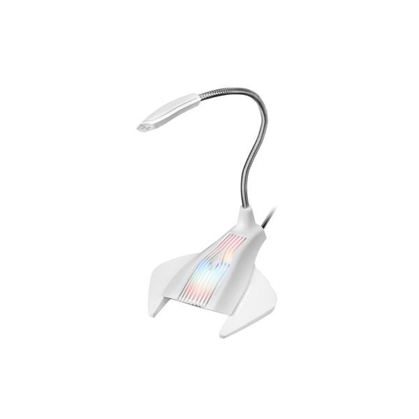 Microfono mars gaming rgb blanco