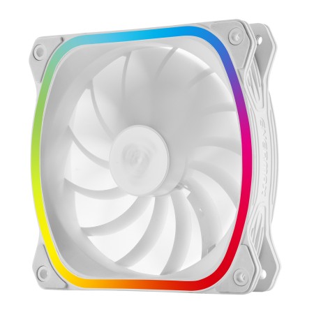 Ventilador caja gaming enermax squa rgb 120 mm blanco