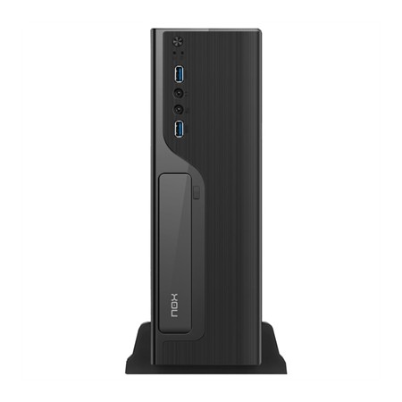 Caja ordenador nox slim lite070 micro atx 2 x usb 3.0 1 x 80mm 500w negra