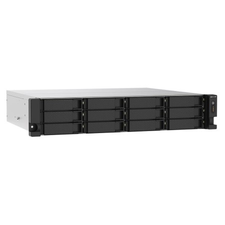 Servidor nas qnap ts - 1273au - rp - 8g 12 bahias 2u rack 8gb gigabit ethernet