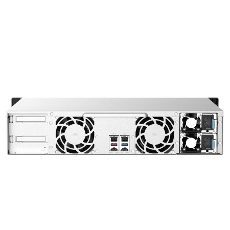 Servidor nas qnap ts - 1273au - rp - 8g 12 bahias 2u rack 8gb gigabit ethernet