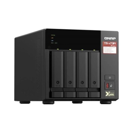 NAS QNAP TS-473A-8G/ 4 Bahías 3.5″- 2.5″/ 8GB DDR4/ Formato Torre