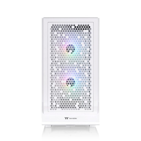 Caja ordenador gaming thermaltake ceres 330 tg atx argb cristal templado blanca