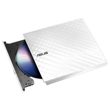 Grabadora Externa CD/DVD Asus SDRW-08DS2S-U Lite/ Blanco