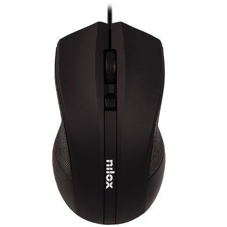 Nilox Ratón MOUSB1002 1600 dpi USB