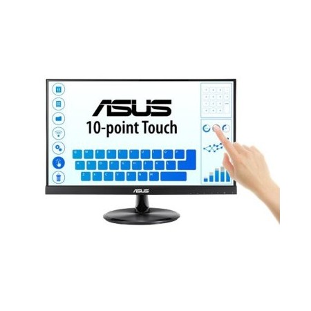 Monitor Profesional Táctil Asus VT229H 21.5″/ Full HD/ Multimedia/ Negro