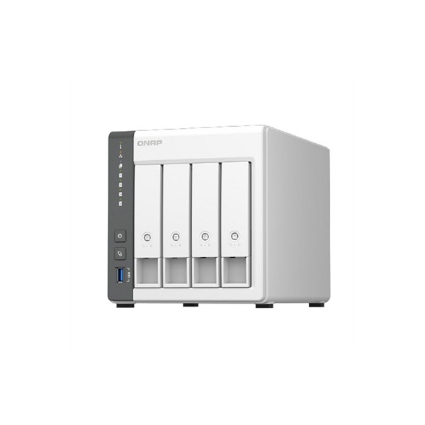 Servidor nas qnap ts - 433 - 4g nas 4xhdd - bay 1x2.5gbe휘