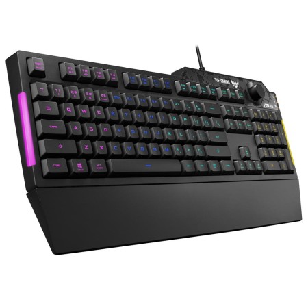 Teclado asus tuf gaming k1 rgb negro