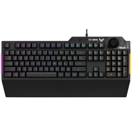 Teclado asus tuf gaming k1 rgb negro