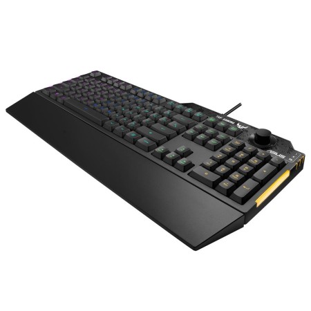 Teclado asus tuf gaming k1 rgb negro