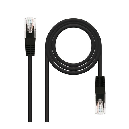 Latiguillo cable red utp cat.6 rj45 nanocable 2m negro