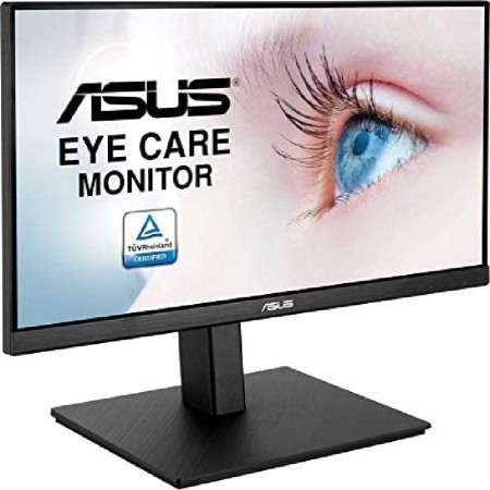 Monitor Profesional Asus VA229QSB 21.5″/ Full HD/ Multimedia/ Regulable en altura/ Negro