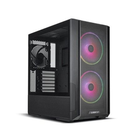 Caja ordenador gaming lian li e - atx lancool 216 argb cristal templado negro