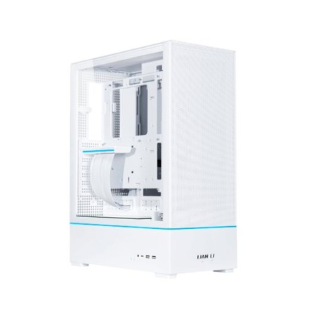 Caja ordenador gaming lian li lancool sup01 atx cristal templado blanco