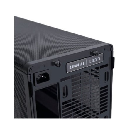 Caja ordenador gaming lian li a3 matx cristal templado madera negra