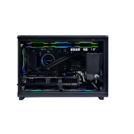 Caja ordenador gaming lian li a3 matx cristal templado madera negra