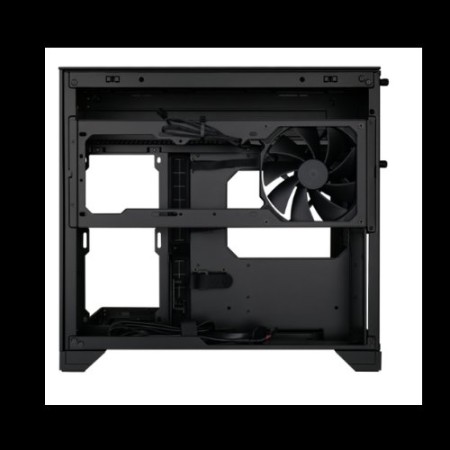 Caja ordenador gaming lian li o11 vision - m matx cristal templado negra