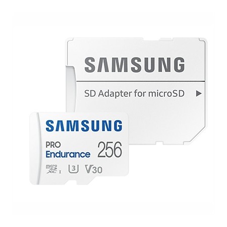 Tarjeta memoria micro sd samsung 256gb pro endurance clase 10 c - a