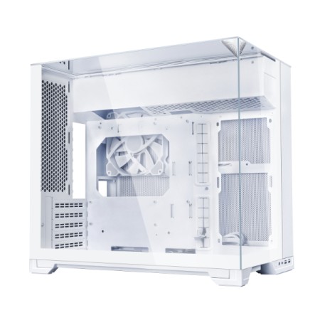 Caja ordenador gaming lian li one vision m matx cristal templado blanca
