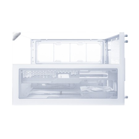 Caja ordenador gaming lian li one vision m matx cristal templado blanca